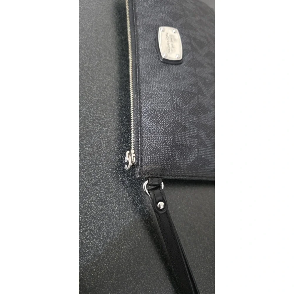 NEW‎ Michael Kors Jet Set Quilt Envelope Trifold Leather Wallet Wristlet Clutch - Picture 11 of 11